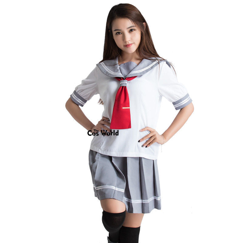 LoveLive!Sunshine!! Aqours Takami Chika Sakurauchi Riko Matsuura Kanan Kurosawa Dia School Uniform Sailor Suit Cosplay Costumes